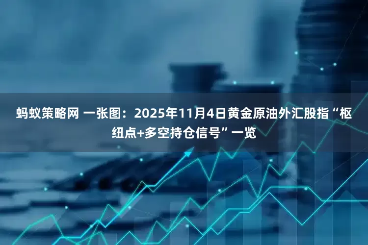 蚂蚁策略网 一张图：2025年11月4日黄金原油外汇股指“枢纽点+多空持仓信号”一览